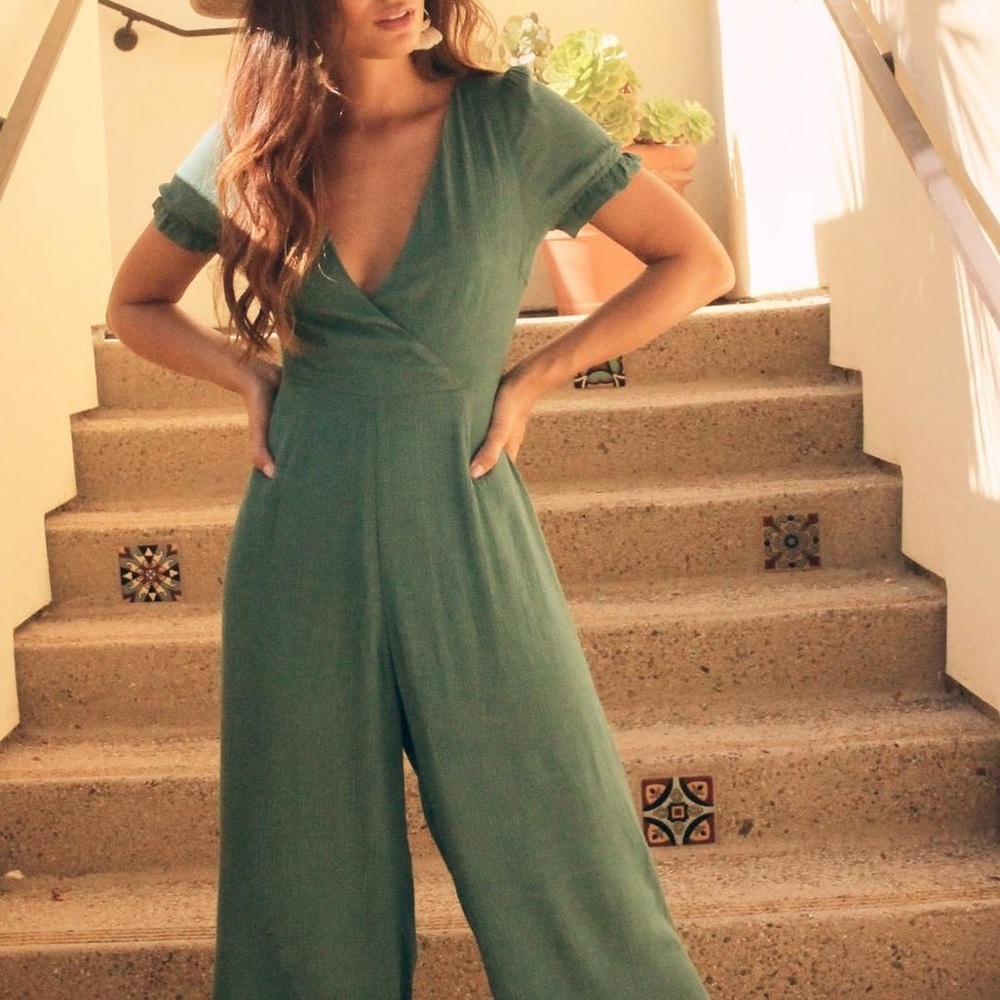 Cap Sleeve Jumpsuit